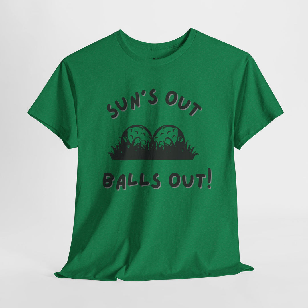 PAR3s -  'Sun's Out Balls Out!' - Heavy Cotton T-Shirt