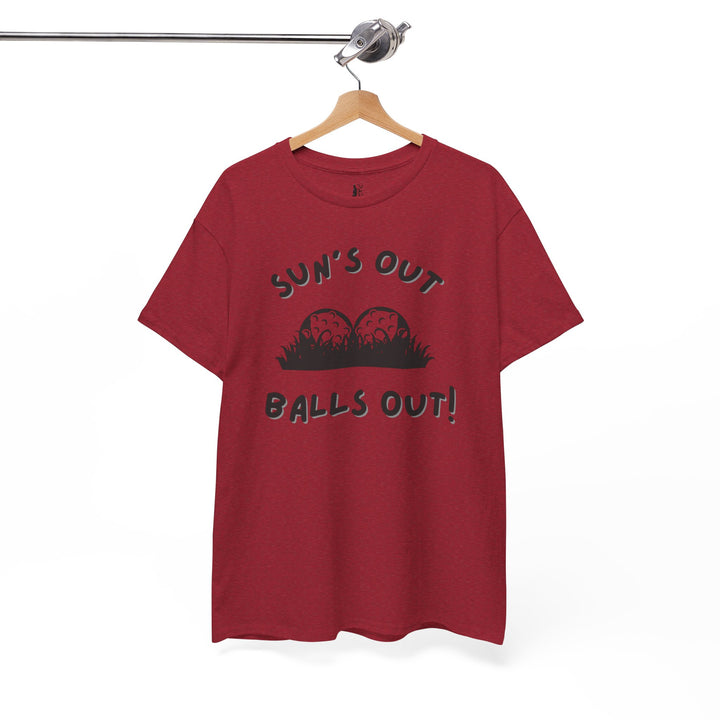 PAR3s -  'Sun's Out Balls Out!' - Heavy Cotton T-Shirt