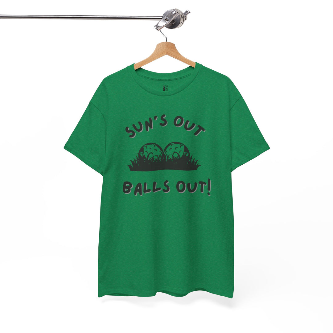 PAR3s -  'Sun's Out Balls Out!' - Heavy Cotton T-Shirt
