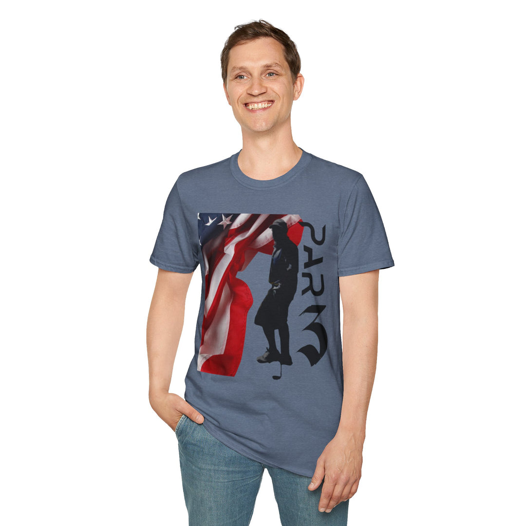 PAR3s "American Flag Design" - Softstyle T-Shirt