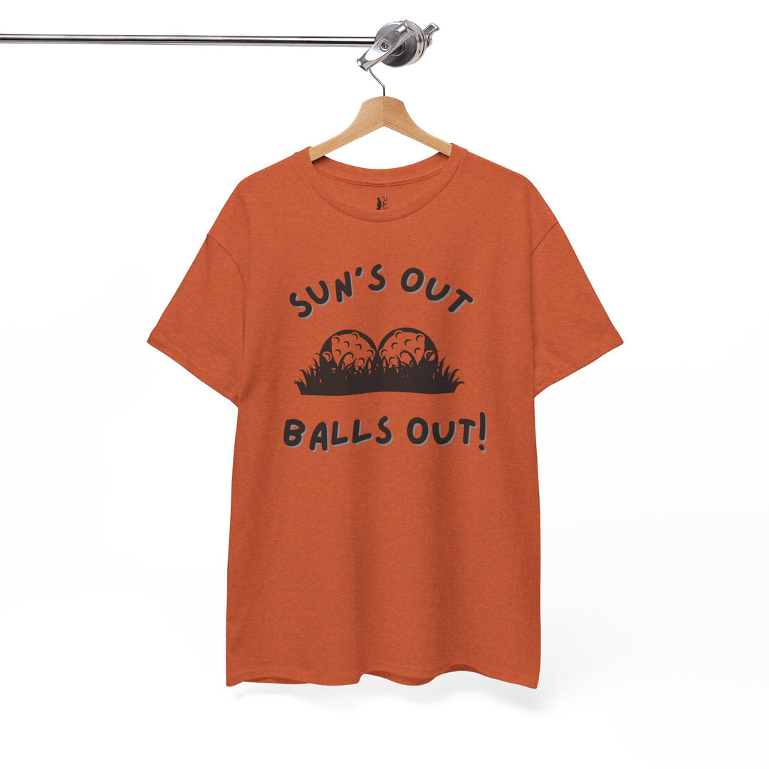 PAR3s -  'Sun's Out Balls Out!' - Heavy Cotton T-Shirt