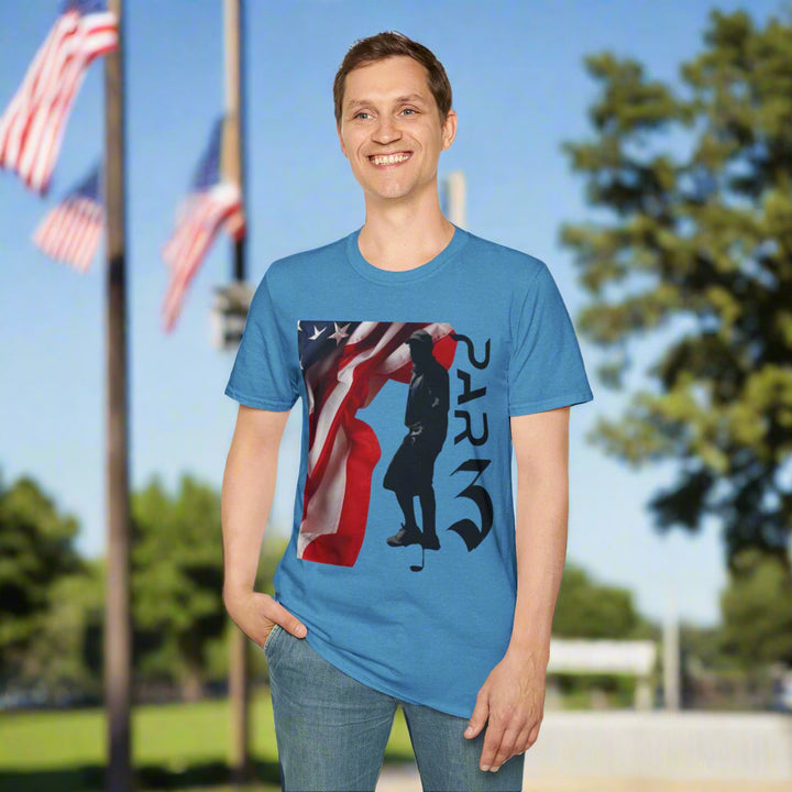 PAR3s "American Flag Design" - Softstyle T-Shirt