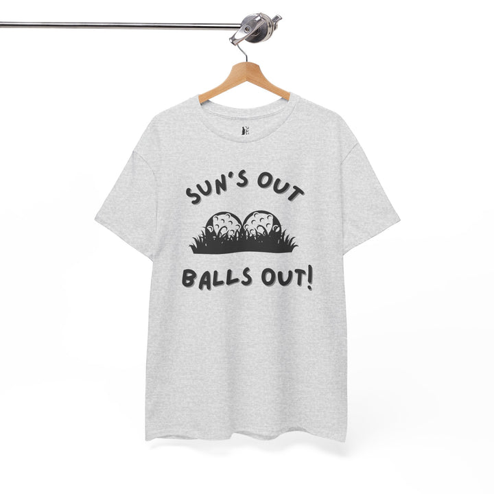 PAR3s -  'Sun's Out Balls Out!' - Heavy Cotton T-Shirt