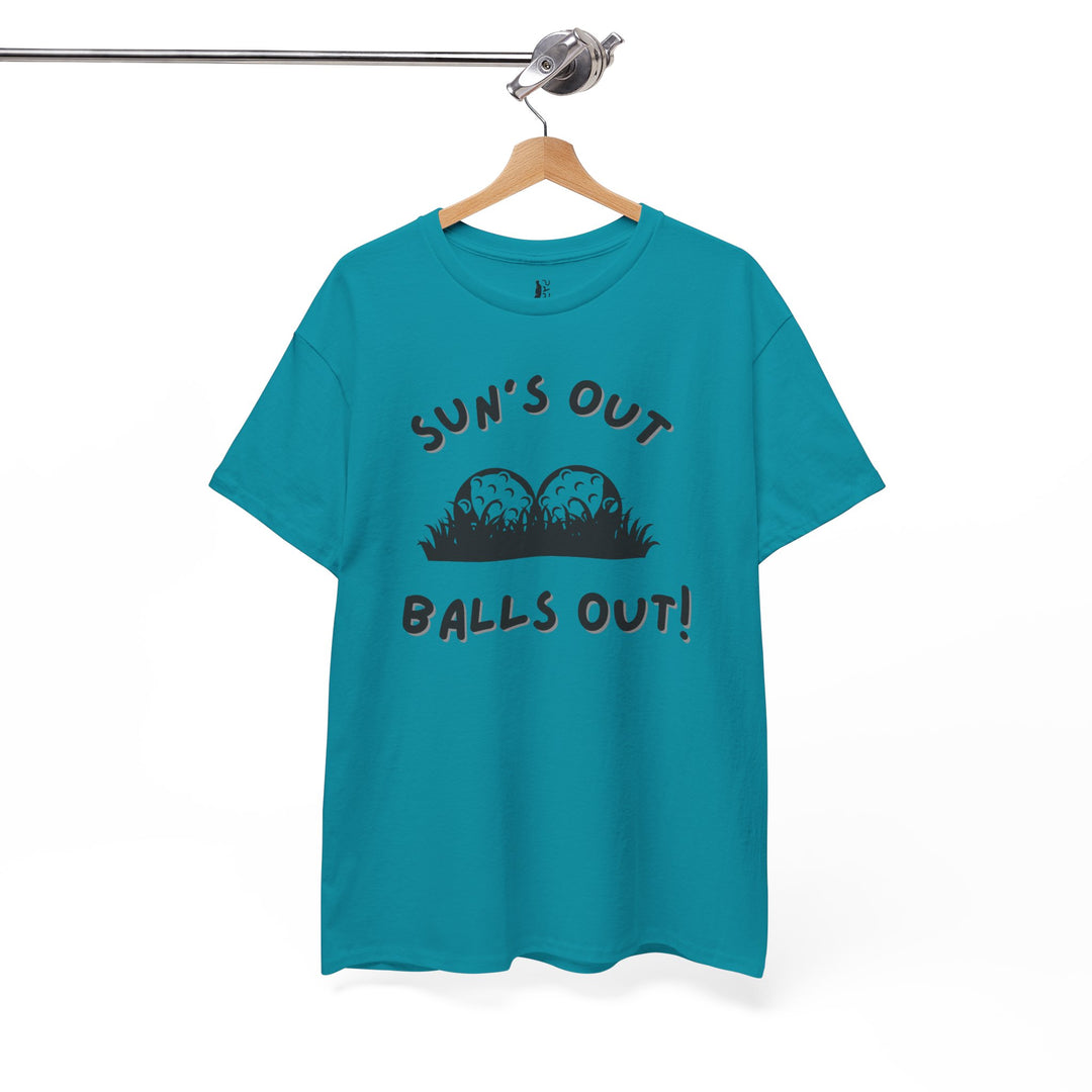 PAR3s -  'Sun's Out Balls Out!' - Heavy Cotton T-Shirt