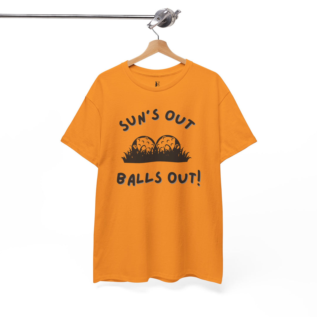 PAR3s -  'Sun's Out Balls Out!' - Heavy Cotton T-Shirt