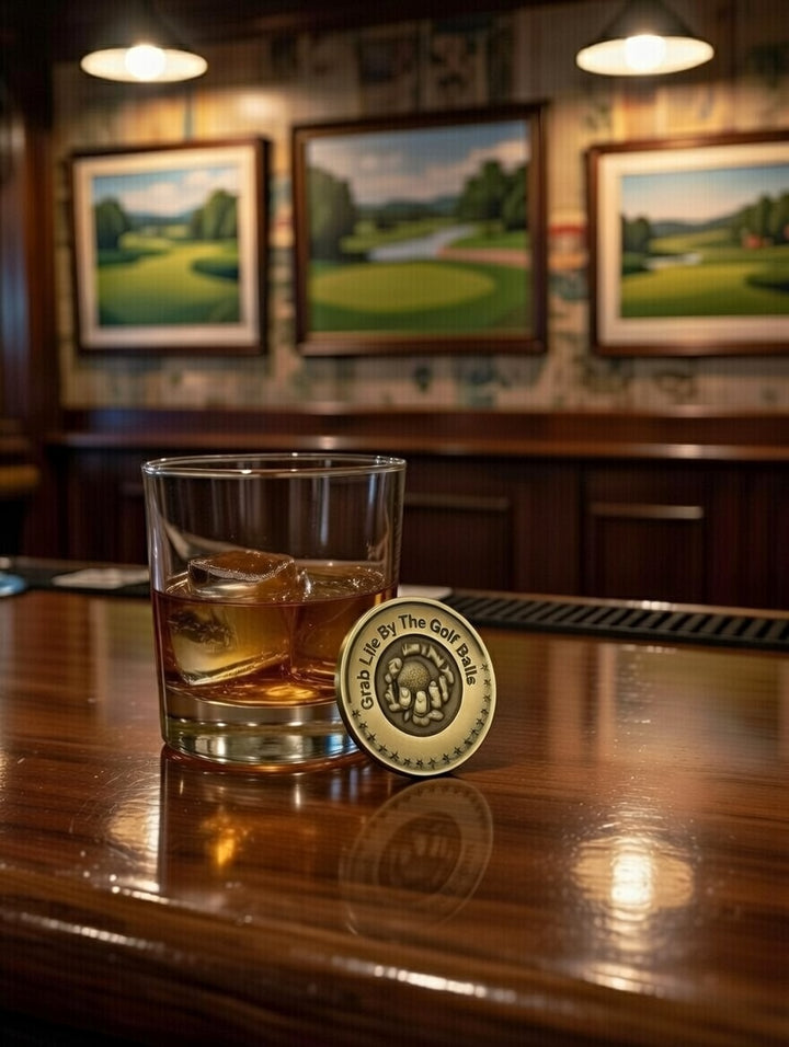 Challenege Coin "Grab Life By The Golf Balls"